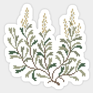 Nevada State Flower Sagebrush Sticker